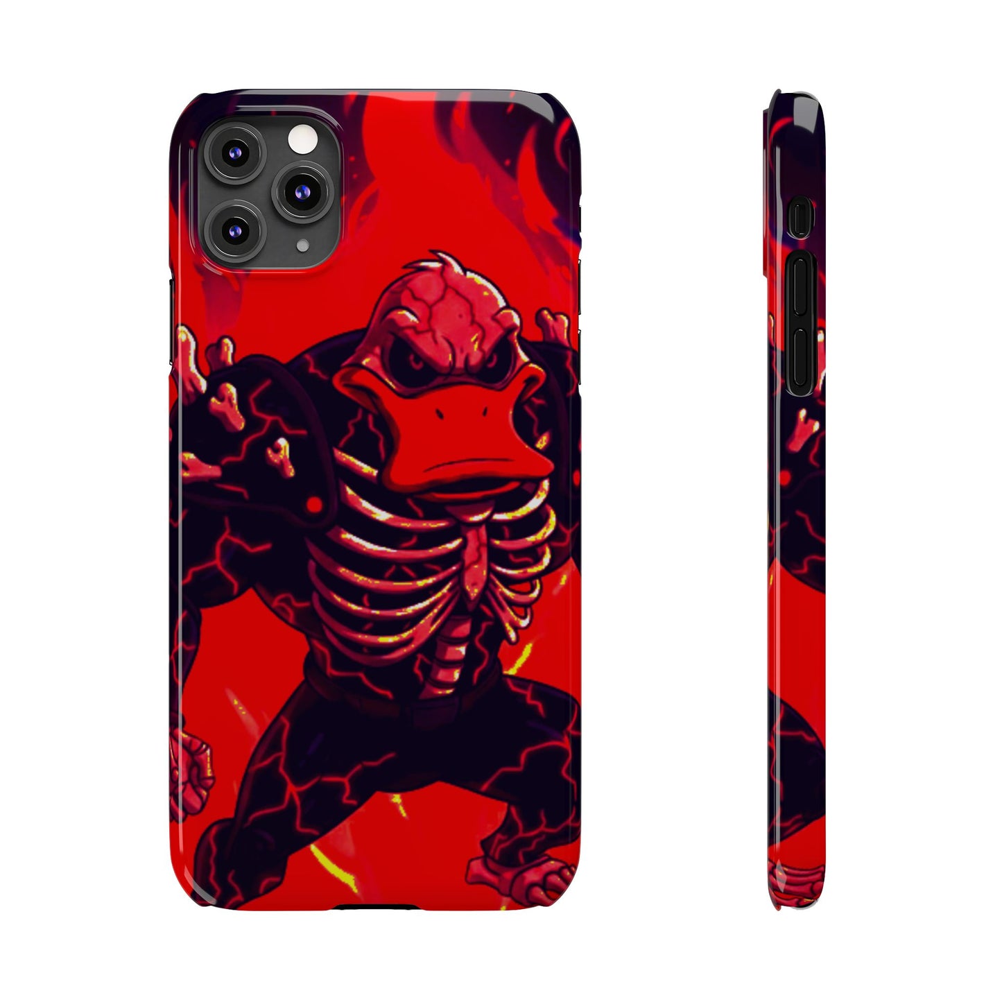 Halloween Agent Quacks Series Slim Phone Cases - Skeleton Quacks Design