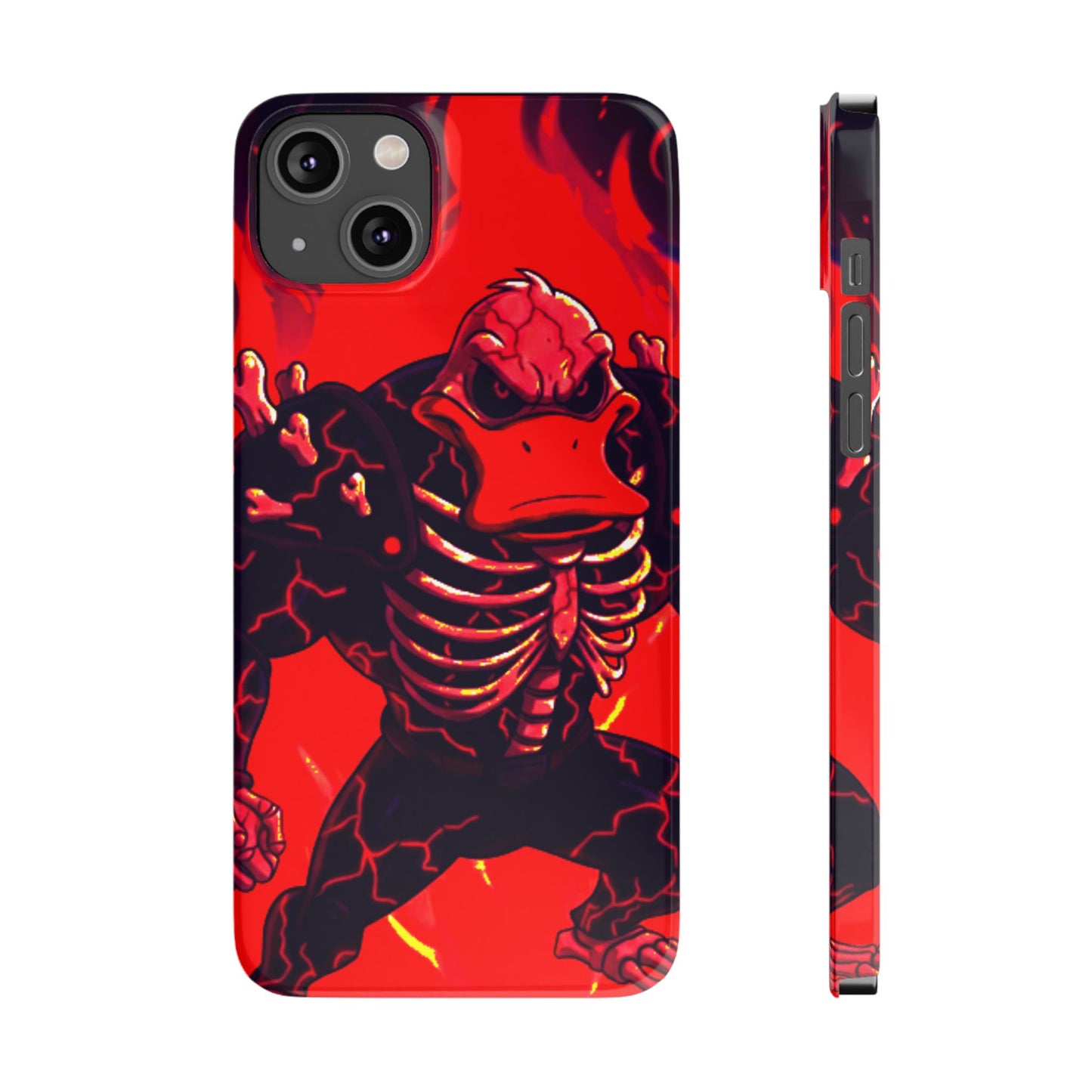 Halloween Agent Quacks Series Slim Phone Cases - Skeleton Quacks Design