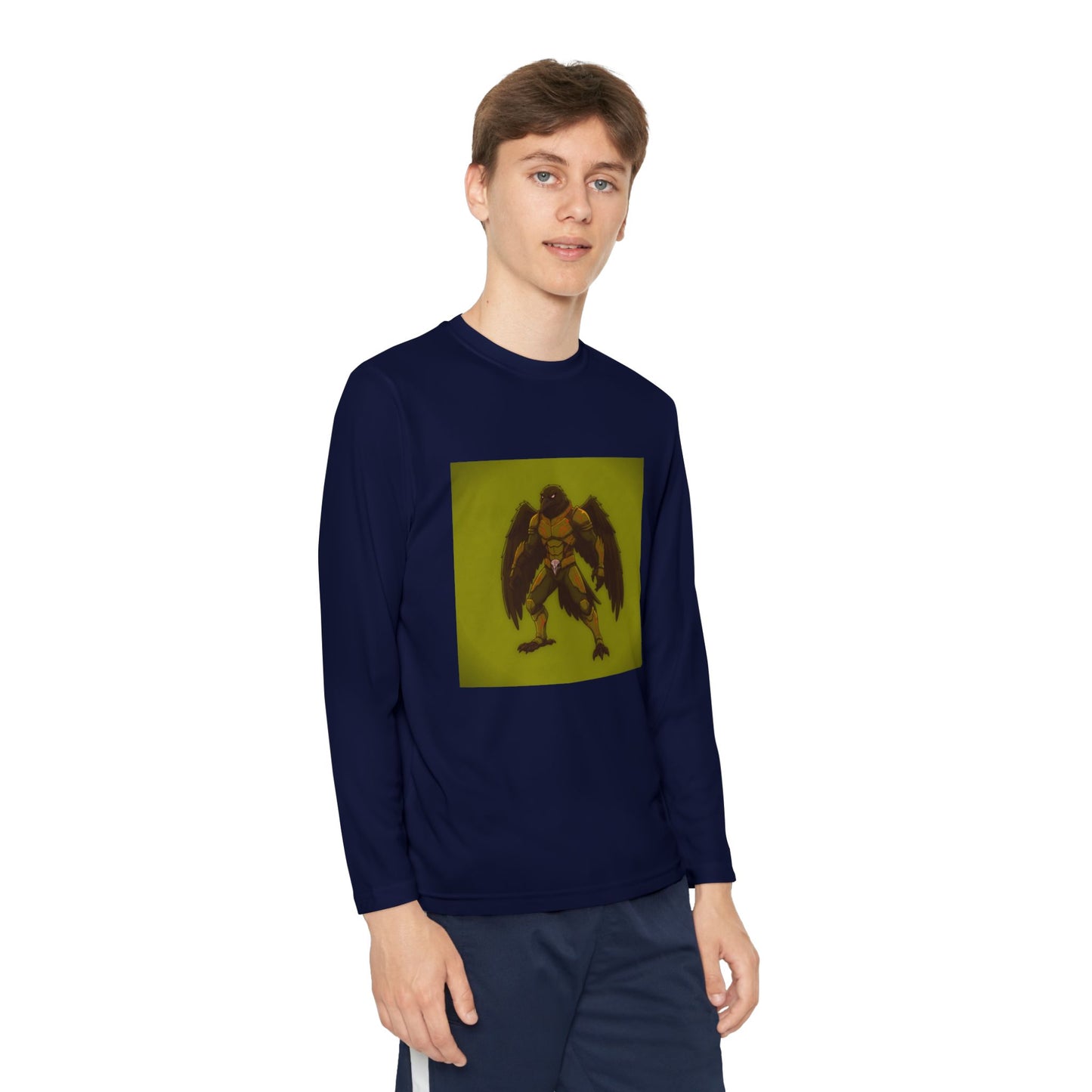 Agent Quacks Series Youth Long Sleeve Competitor Tee - Nightclaw Design