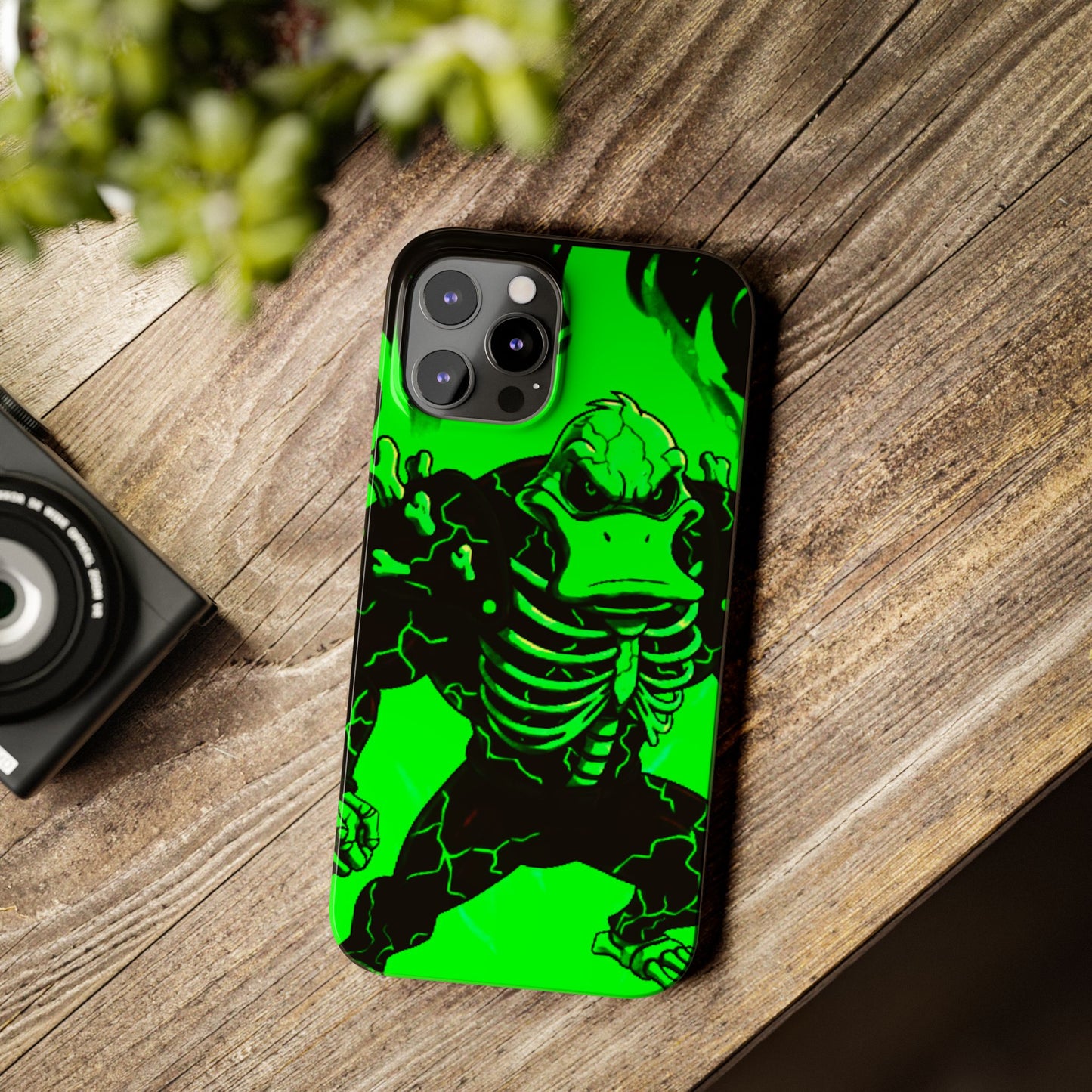 Halloween Agent Quacks Series Slim Phone Cases - Skeleton Quacks Design