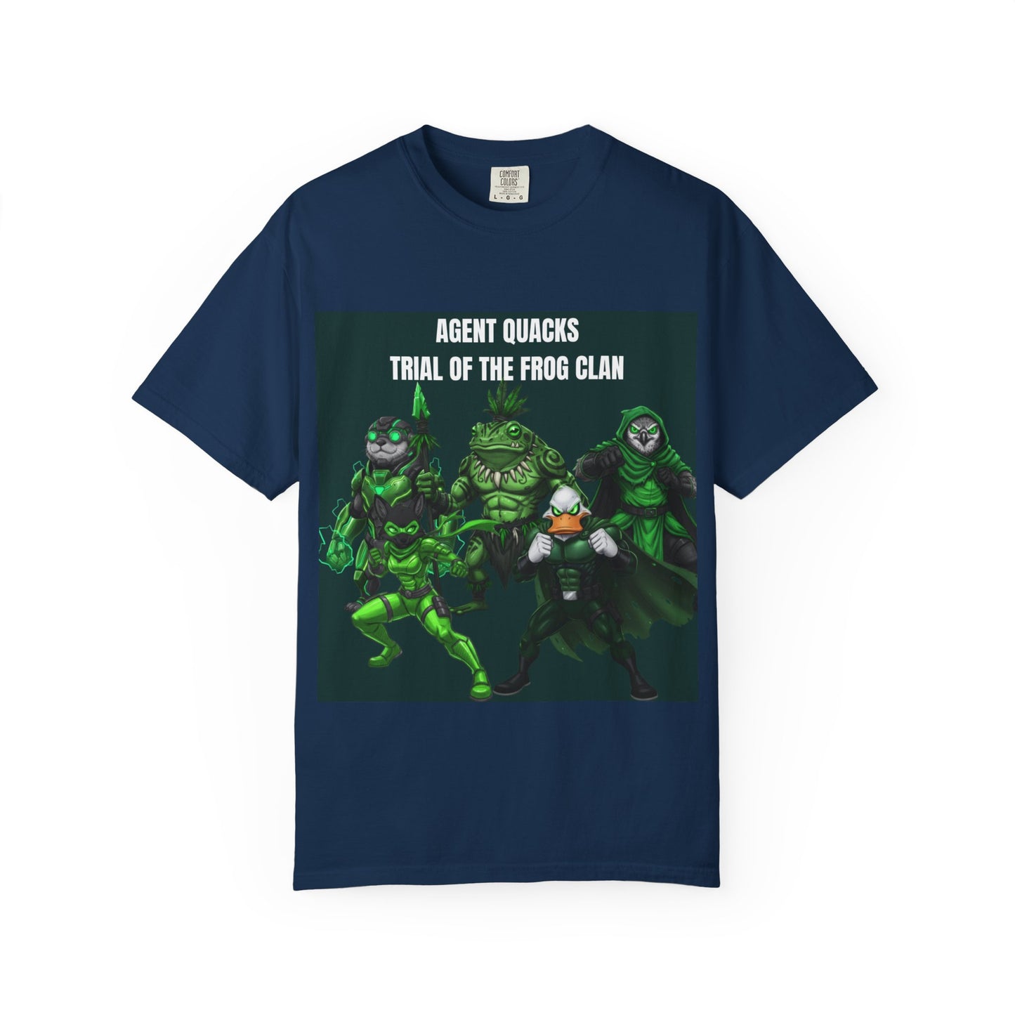 Agent Quacks – The Trial of the Frog Clan | Unisex Garment-Dyed T-Shirt