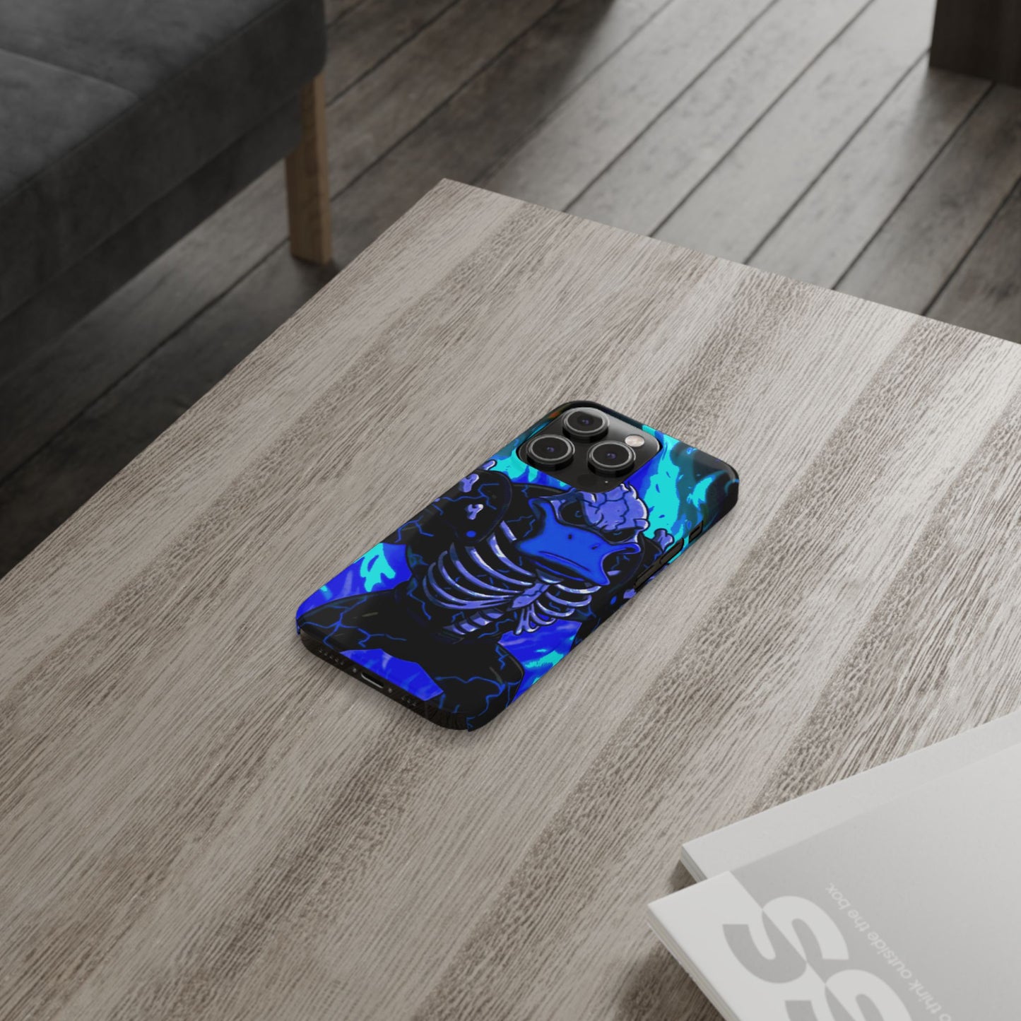 Halloween Agent Quacks Series Slim Phone Cases - Skeleton Quacks Design