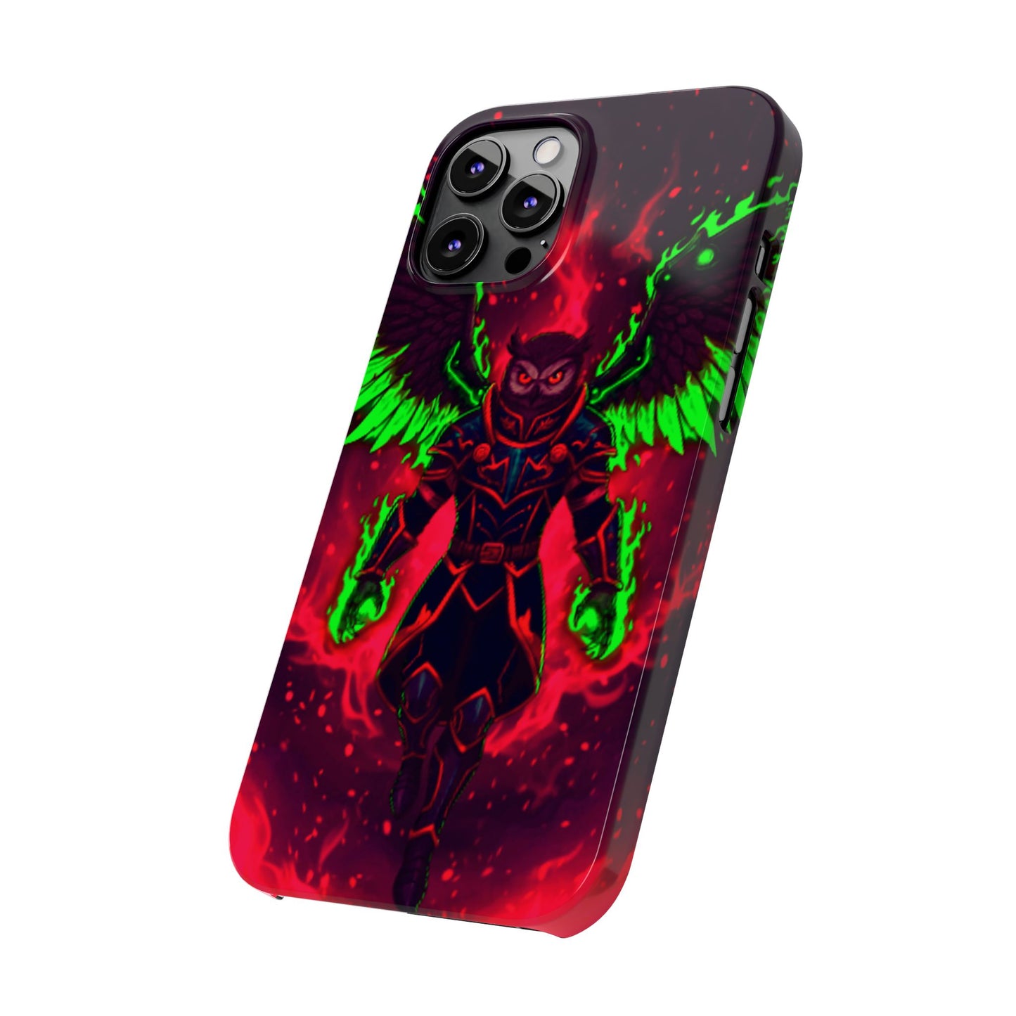 Halloween Agent Quacks Series Slim Phone Cases - Fiery General Onyx Design
