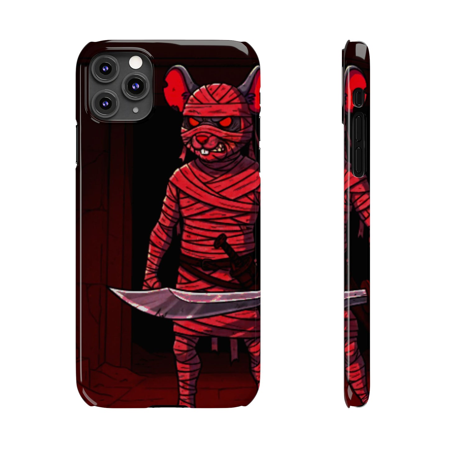 Halloween Agent Quacks Series Slim Phone Cases - Mummy Dr Murn Design