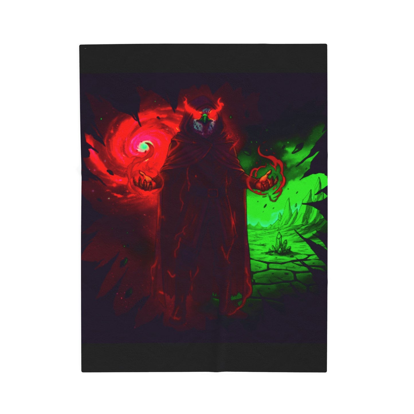 Halloween Agent Quacks Series Velveteen Plush Blanket - Wizard Talon Design