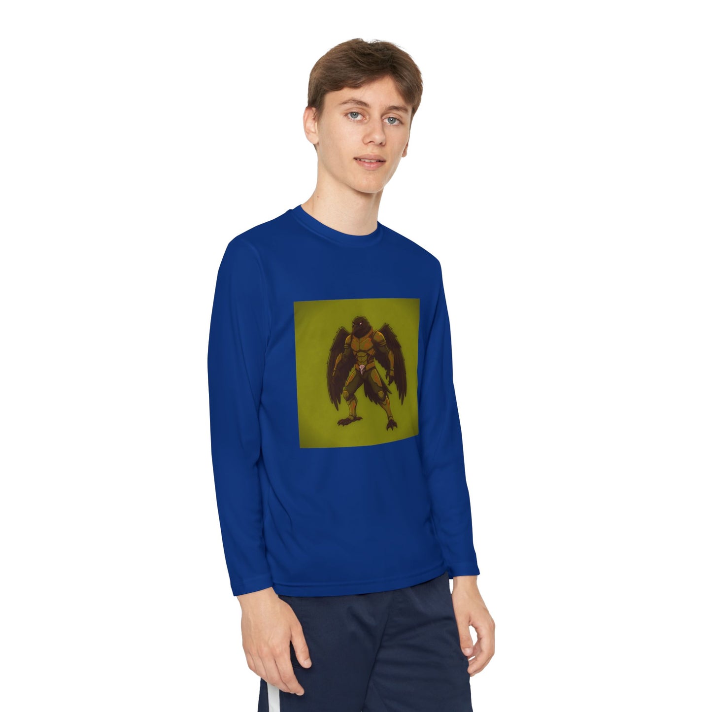 Agent Quacks Series Youth Long Sleeve Competitor Tee - Nightclaw Design