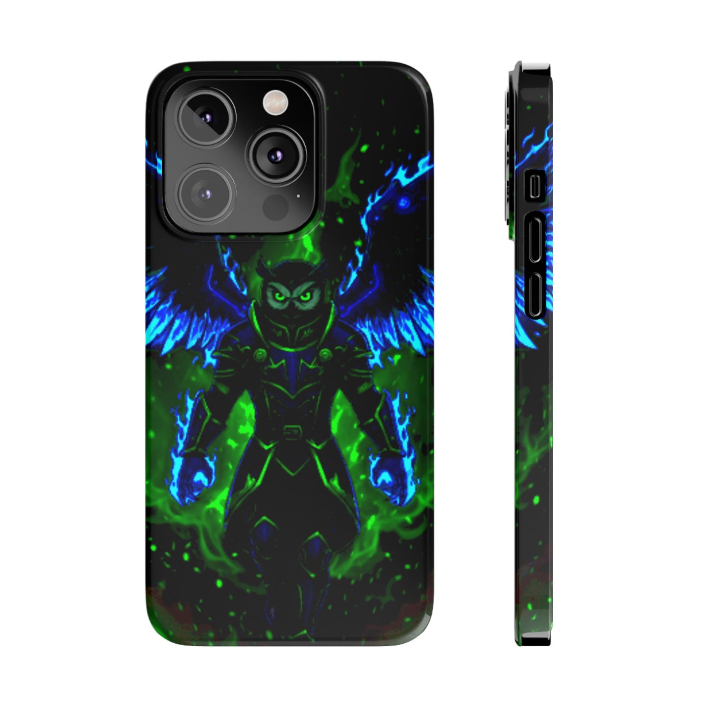 Halloween Agent Quacks Series Slim Phone Cases - Fiery General Onyx Design
