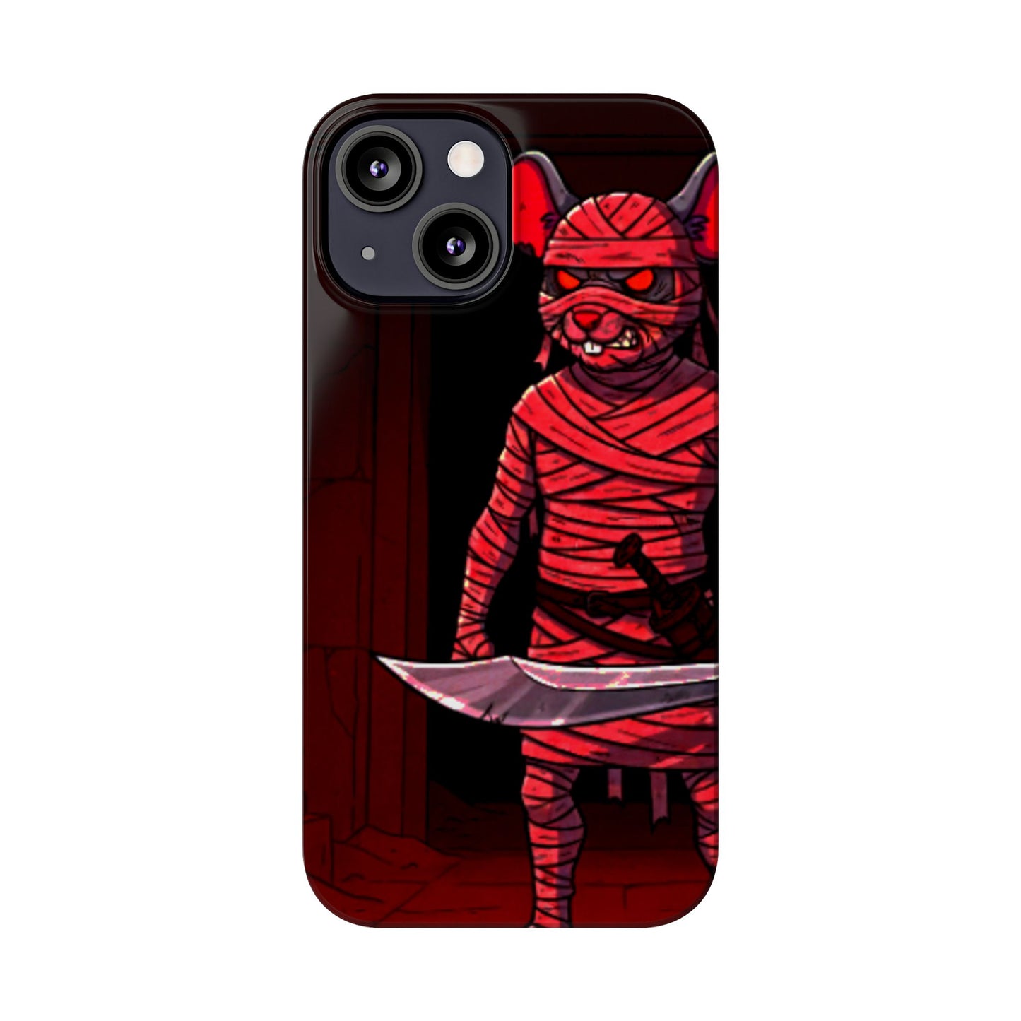 Halloween Agent Quacks Series Slim Phone Cases - Mummy Dr Murn Design