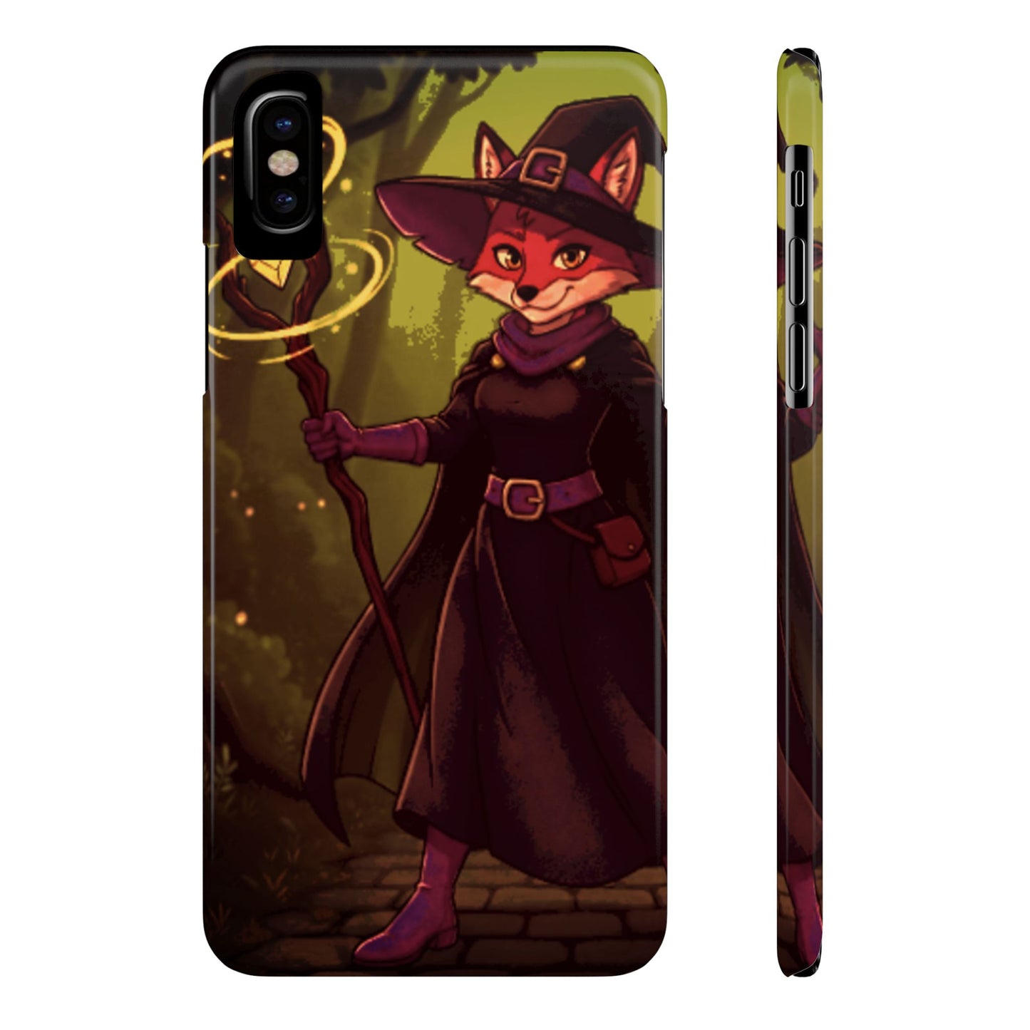 Halloween Agent Quacks Series Slim Phone Cases - Witch Vixx Design