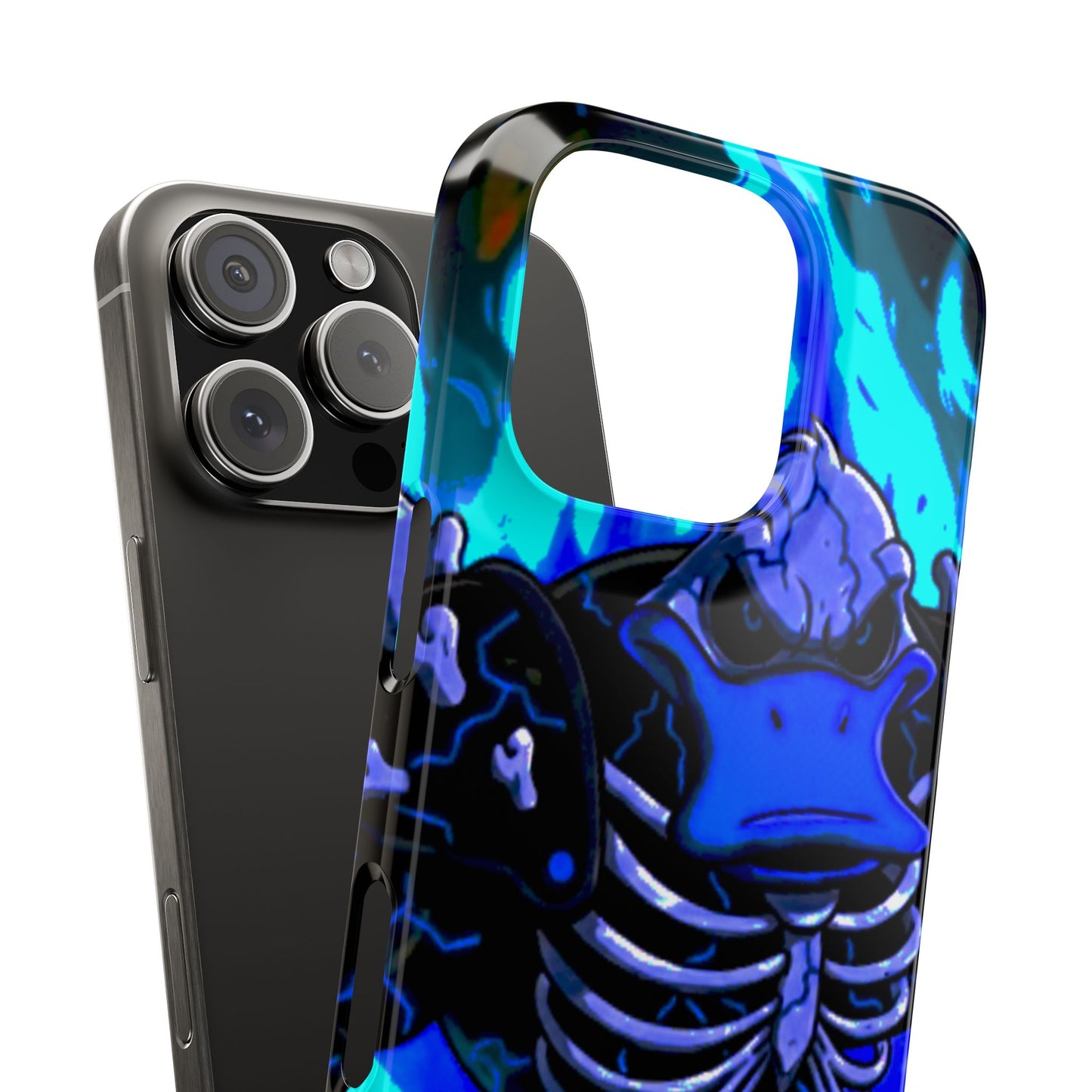 Halloween Agent Quacks Series Slim Phone Cases - Skeleton Quacks Design