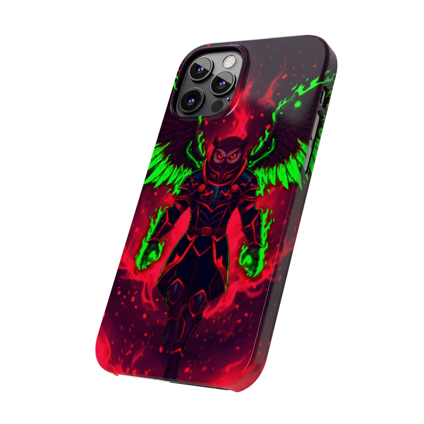 Halloween Agent Quacks Series Slim Phone Cases - Fiery General Onyx Design