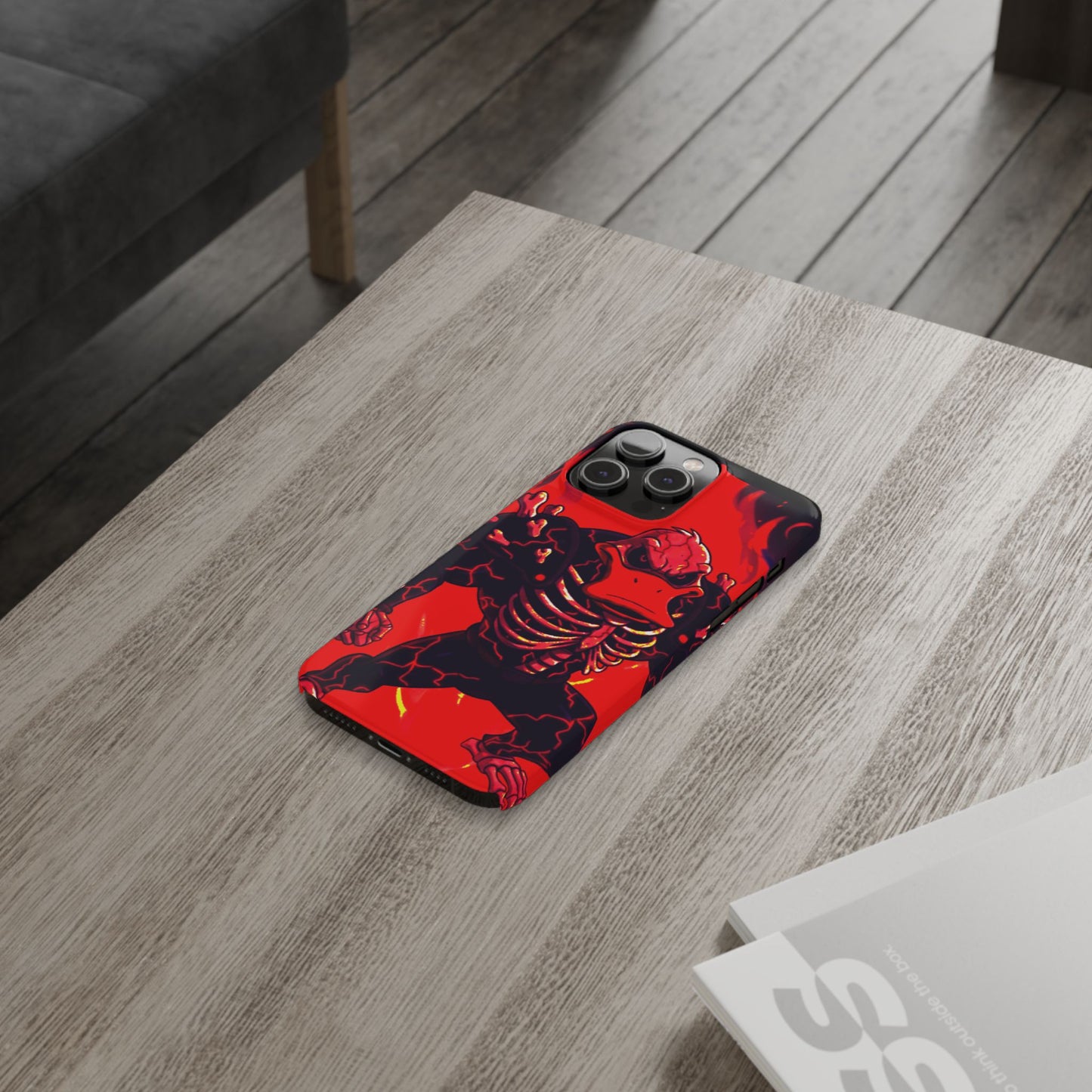Halloween Agent Quacks Series Slim Phone Cases - Skeleton Quacks Design