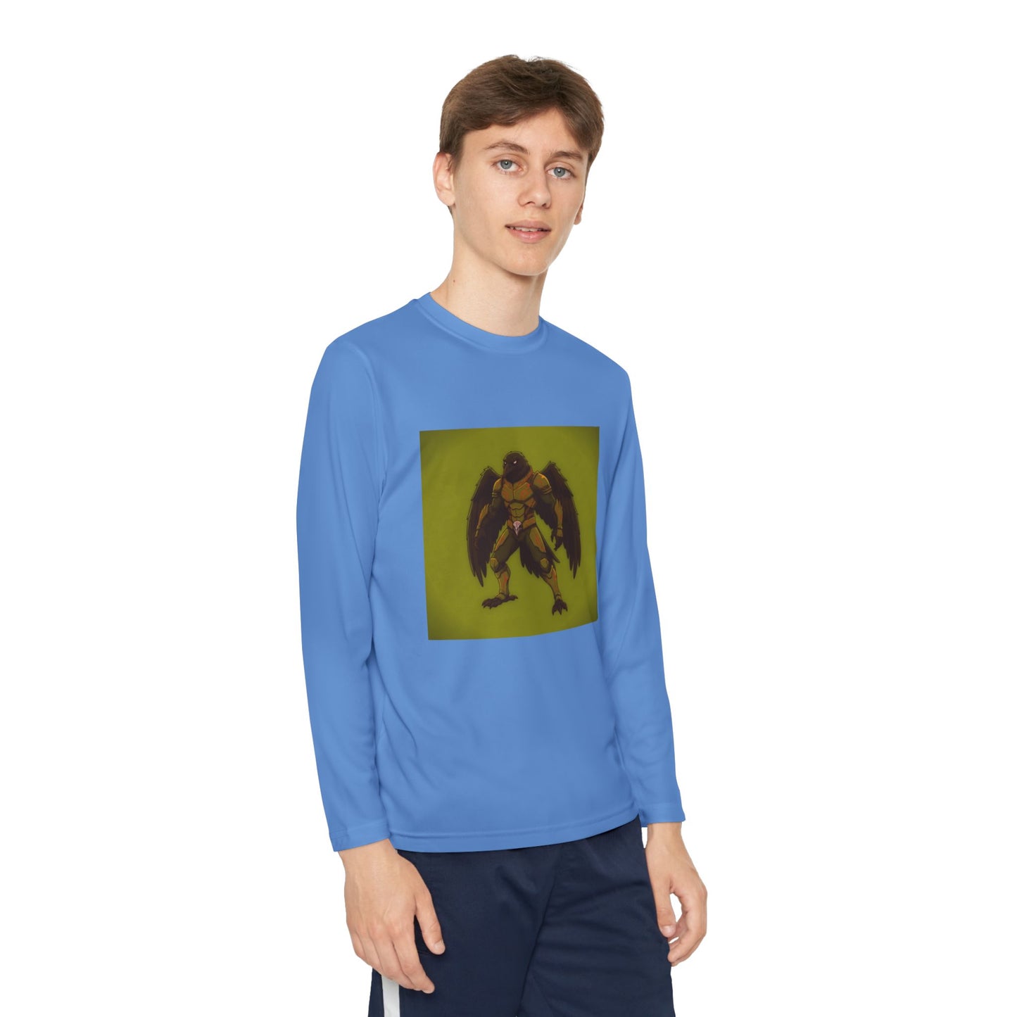 Agent Quacks Series Youth Long Sleeve Competitor Tee - Nightclaw Design