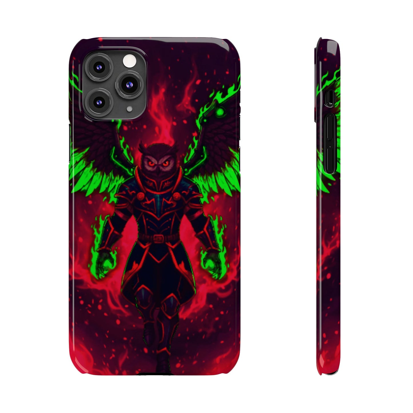 Halloween Agent Quacks Series Slim Phone Cases - Fiery General Onyx Design