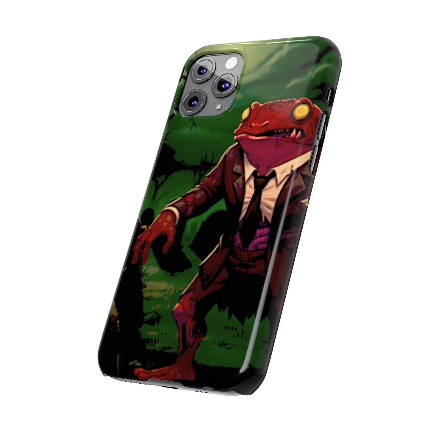Halloween Agent Quacks Series Slim Phone Cases - Zombie Goro Design