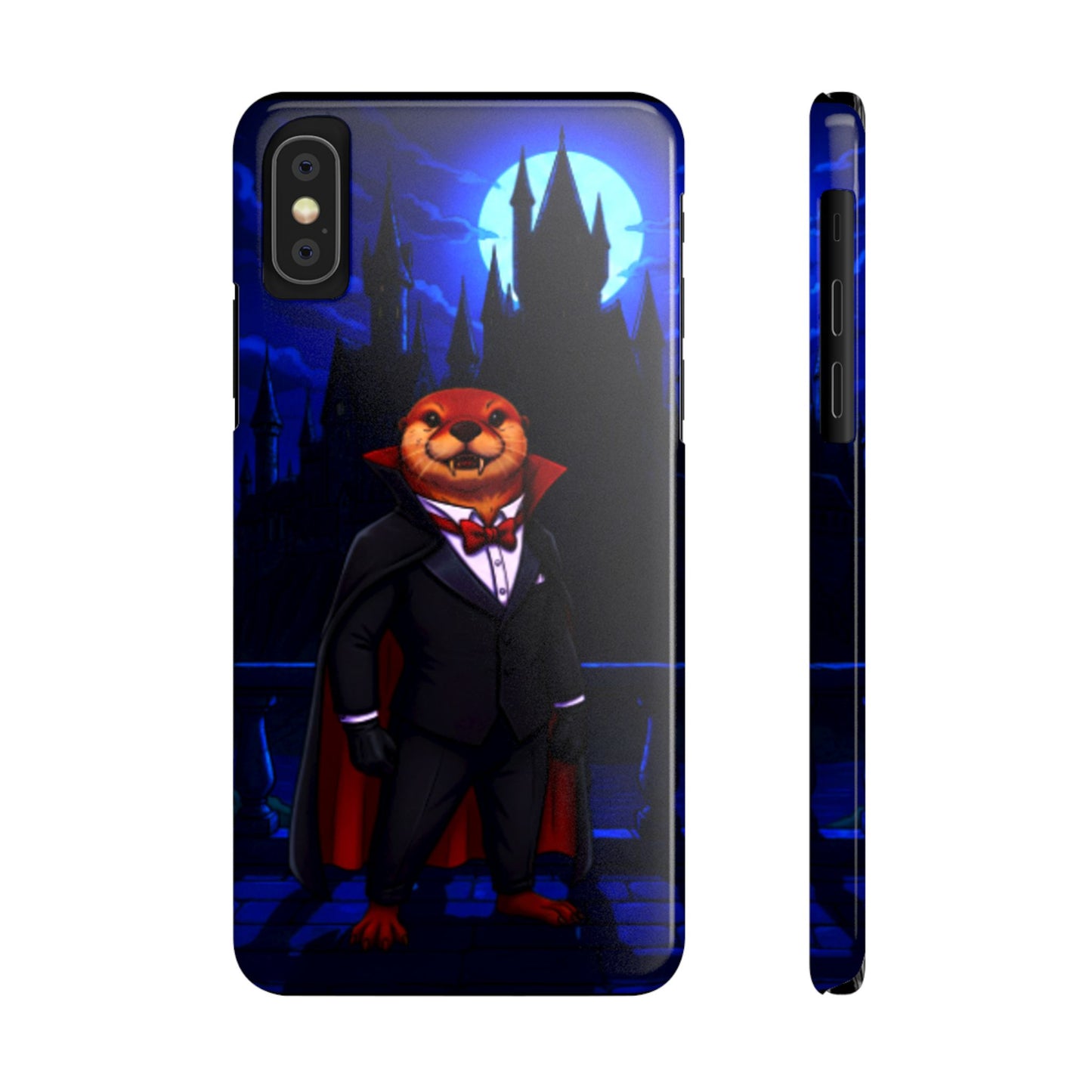 Halloween Agent Quacks Series Slim Phone Cases - Vampire Gearshift Design
