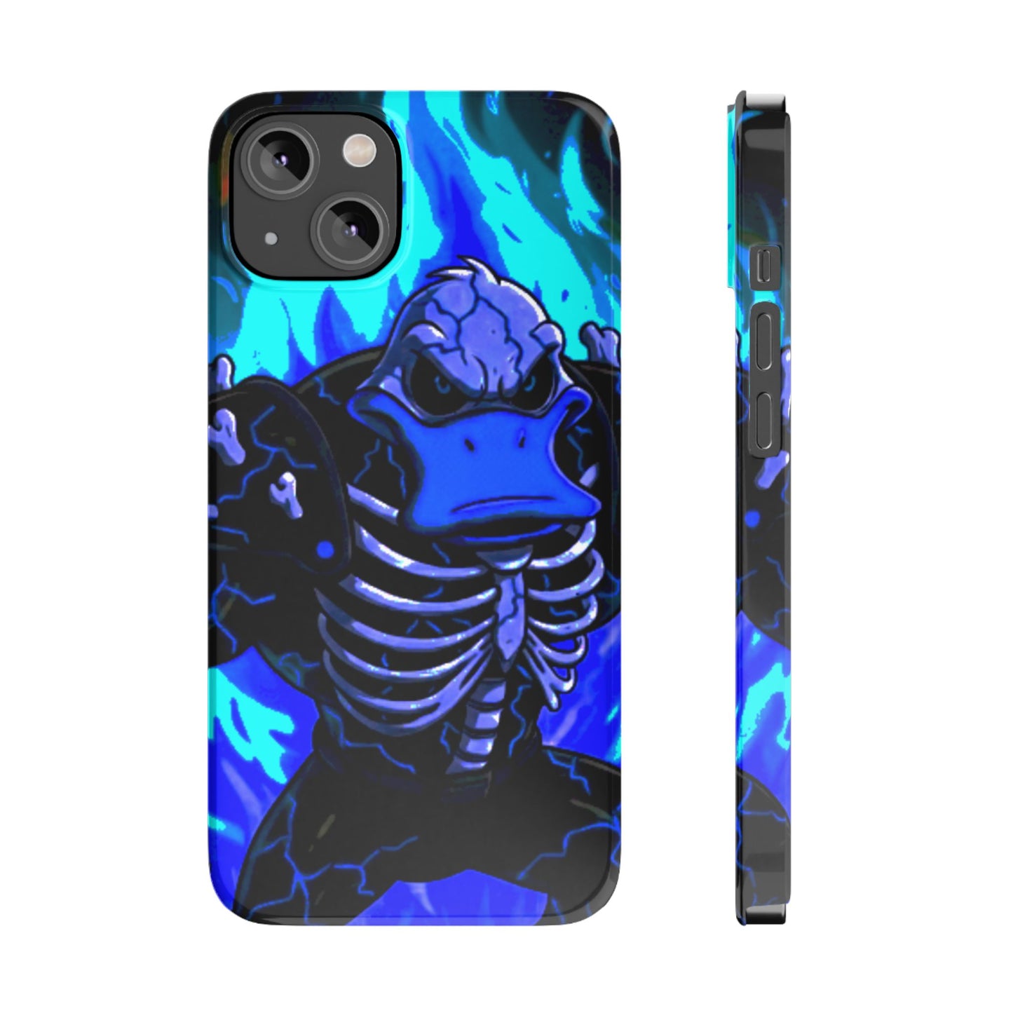 Halloween Agent Quacks Series Slim Phone Cases - Skeleton Quacks Design