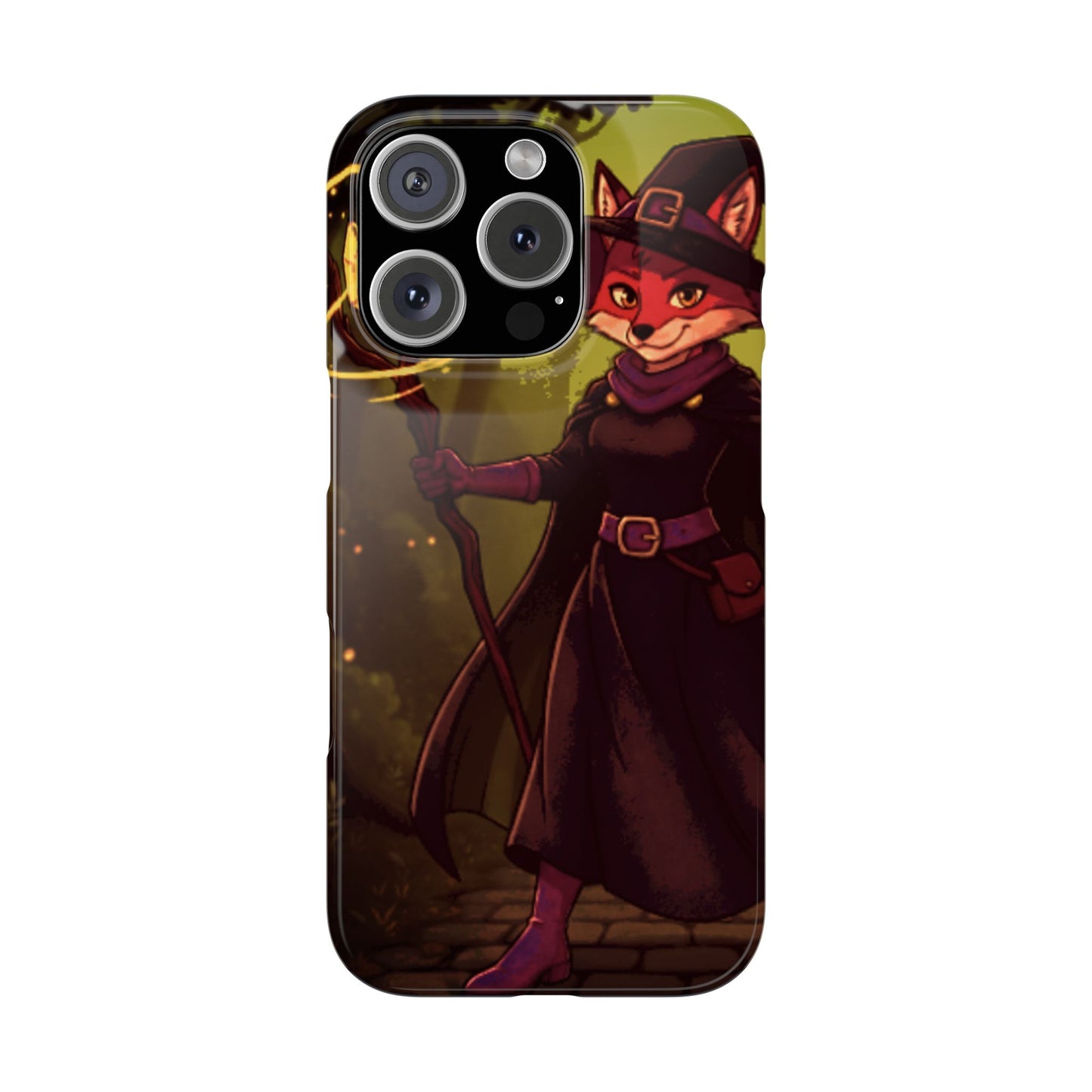 Halloween Agent Quacks Series Slim Phone Cases - Witch Vixx Design