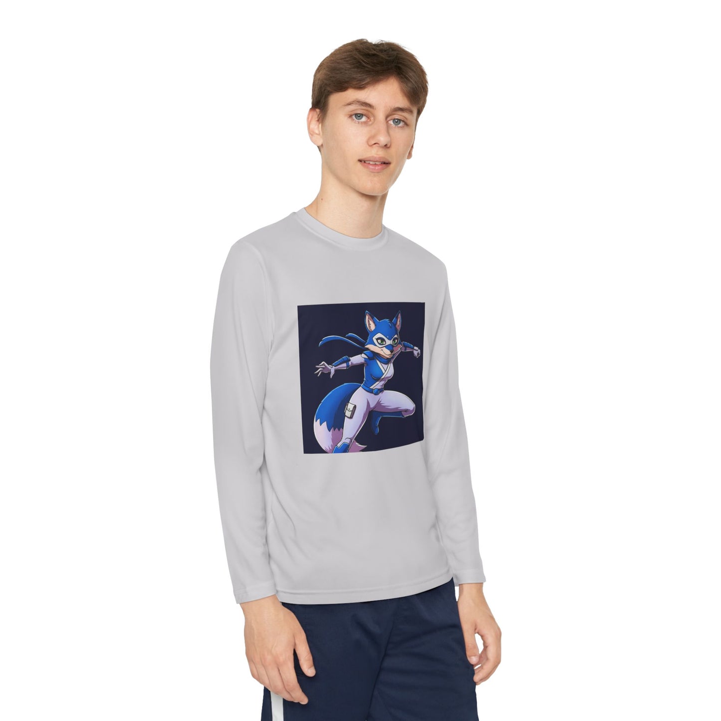Agent Quacks Series Youth Long Sleeve Competitor Tee - Vixx Design
