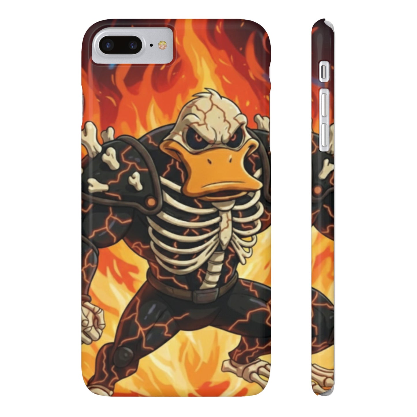 Halloween Agent Quacks Series Slim Phone Cases - Skeleton Quacks Design