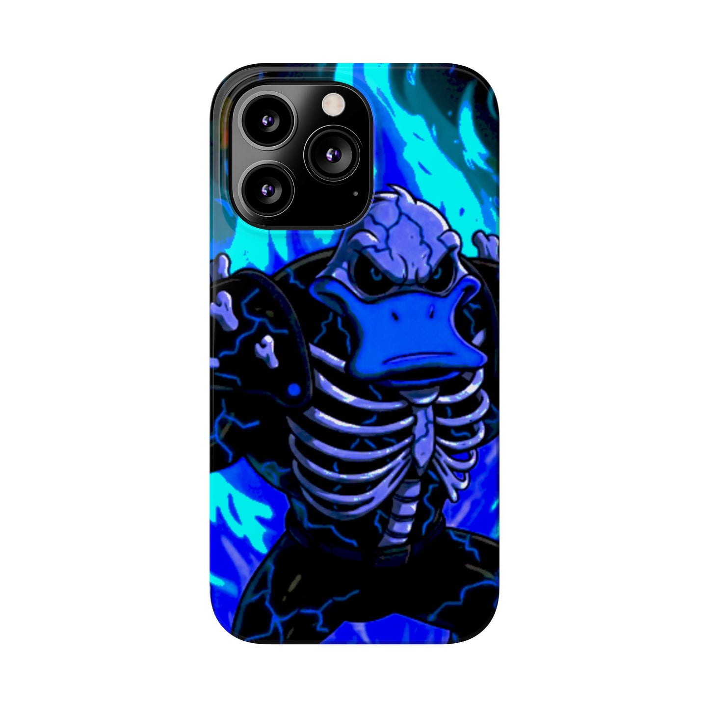 Halloween Agent Quacks Series Slim Phone Cases - Skeleton Quacks Design