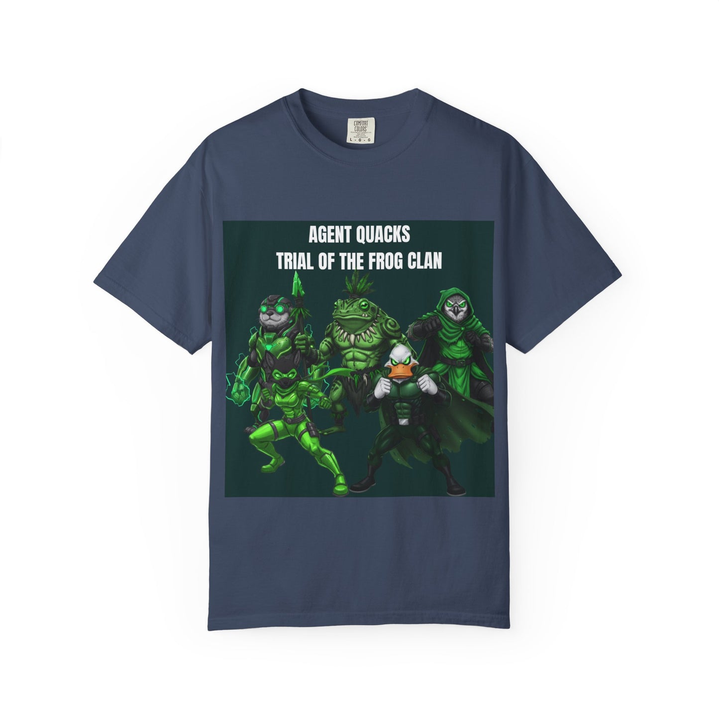 Agent Quacks – The Trial of the Frog Clan | Unisex Garment-Dyed T-Shirt