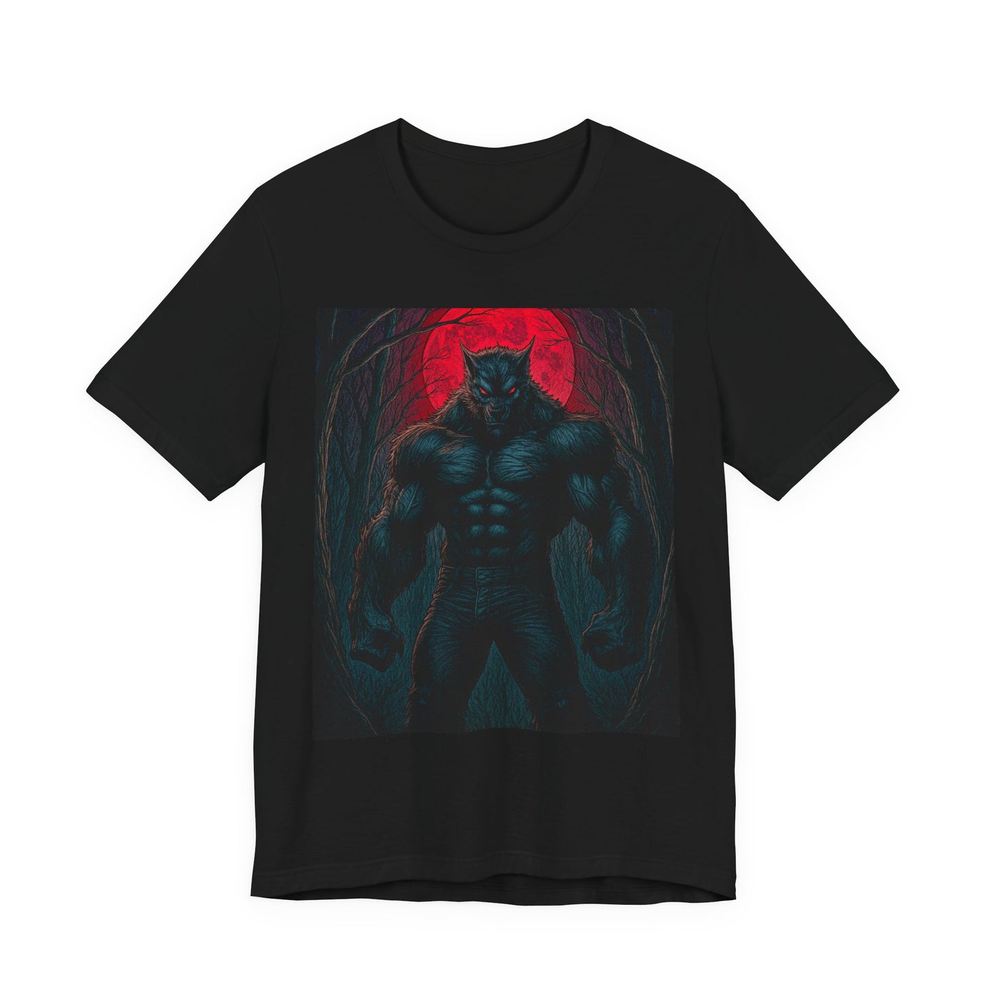 “Fenroth’s Hunt” — Limited Edition Halloween Graphic Tee | Dark Aesthetic Horror Shirt | Unisex Halloween Outfit