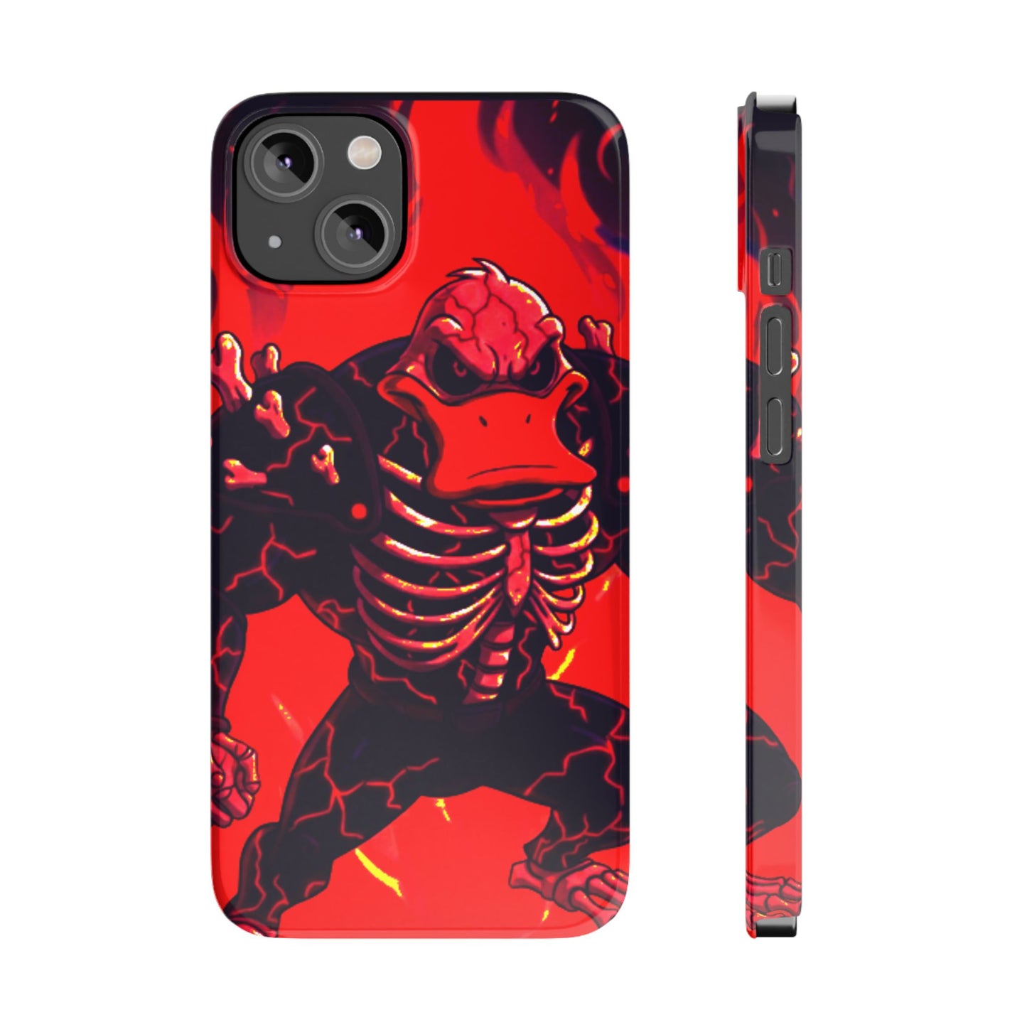Halloween Agent Quacks Series Slim Phone Cases - Skeleton Quacks Design