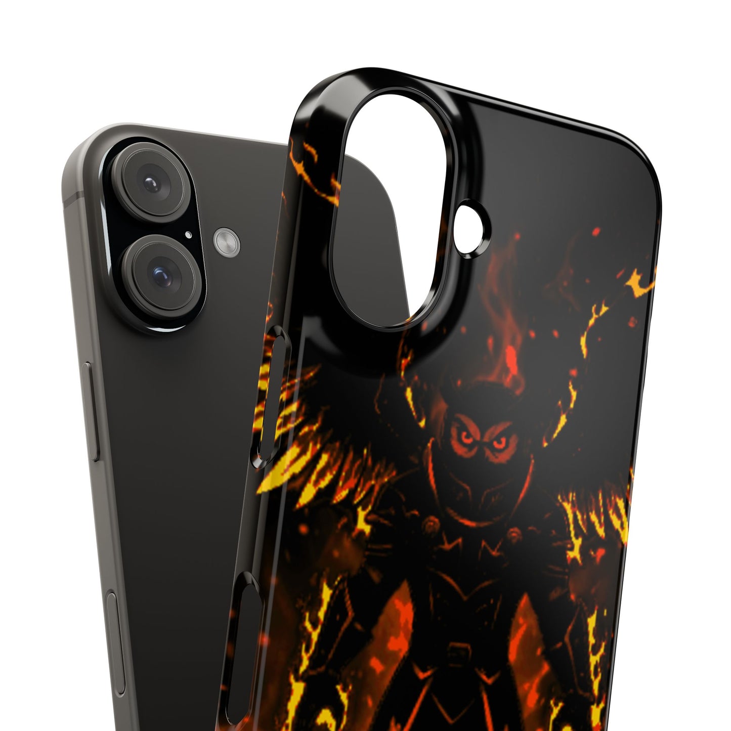 Halloween Agent Quacks Series Slim Phone Cases - Fiery General Onyx Design