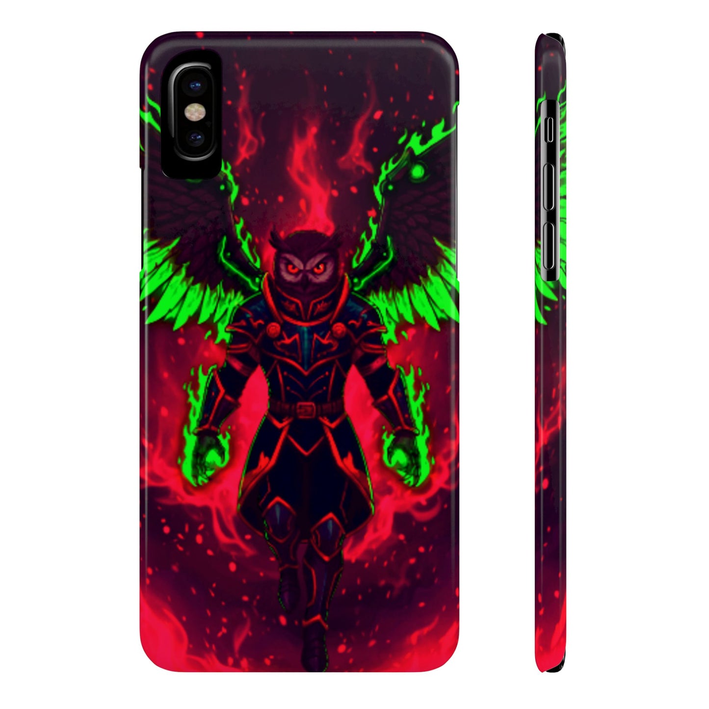 Halloween Agent Quacks Series Slim Phone Cases - Fiery General Onyx Design