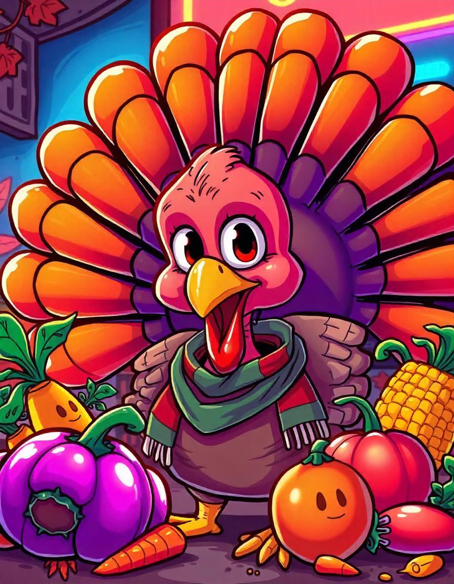 Thanksgiving Turkey collection of 4