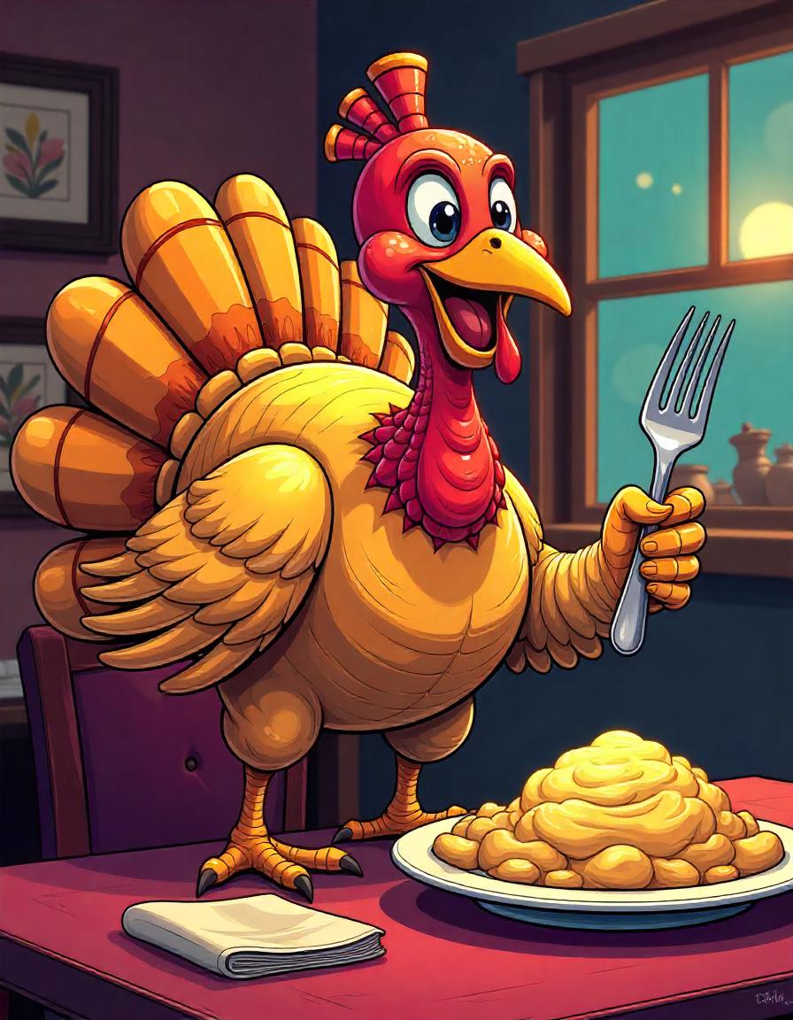Thanksgiving Turkey collection of 4