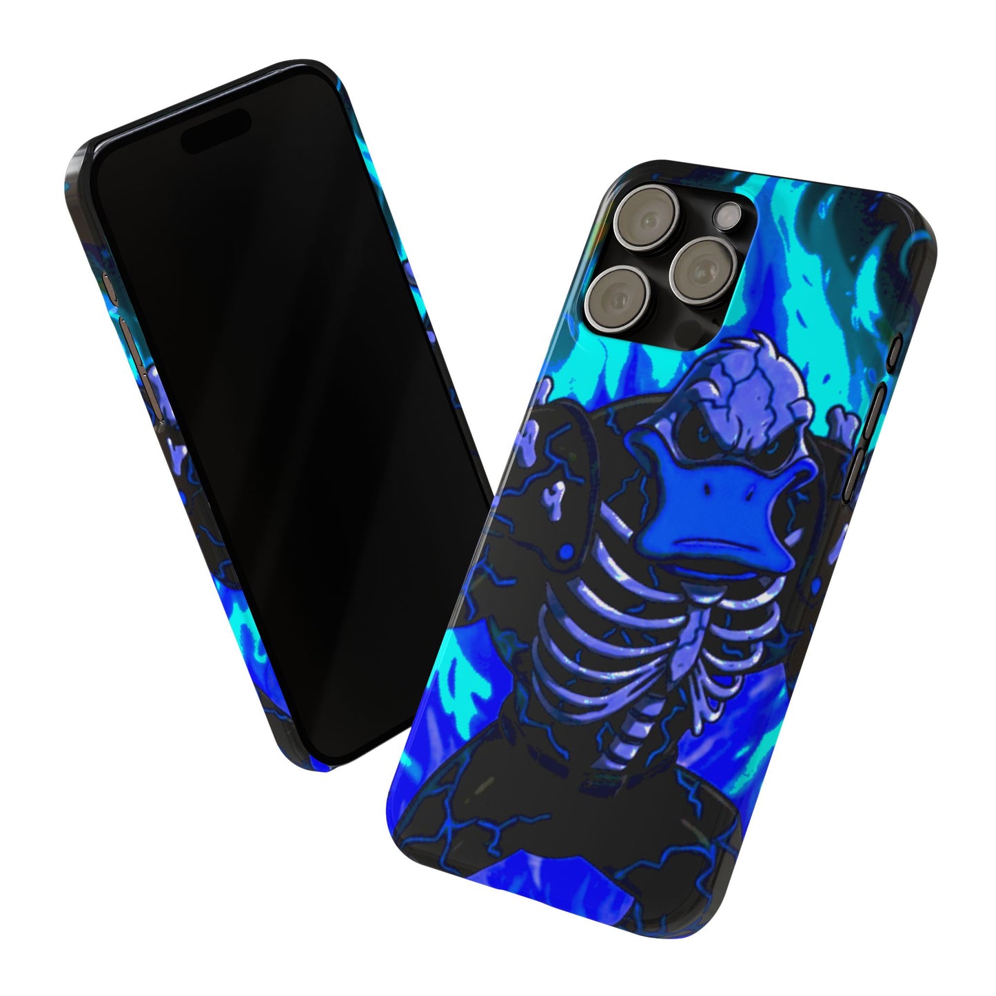 Halloween Agent Quacks Series Slim Phone Cases - Skeleton Quacks Design