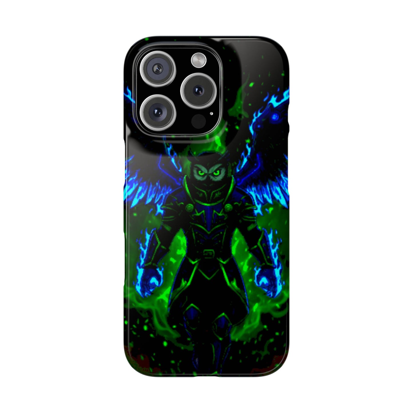 Halloween Agent Quacks Series Slim Phone Cases - Fiery General Onyx Design