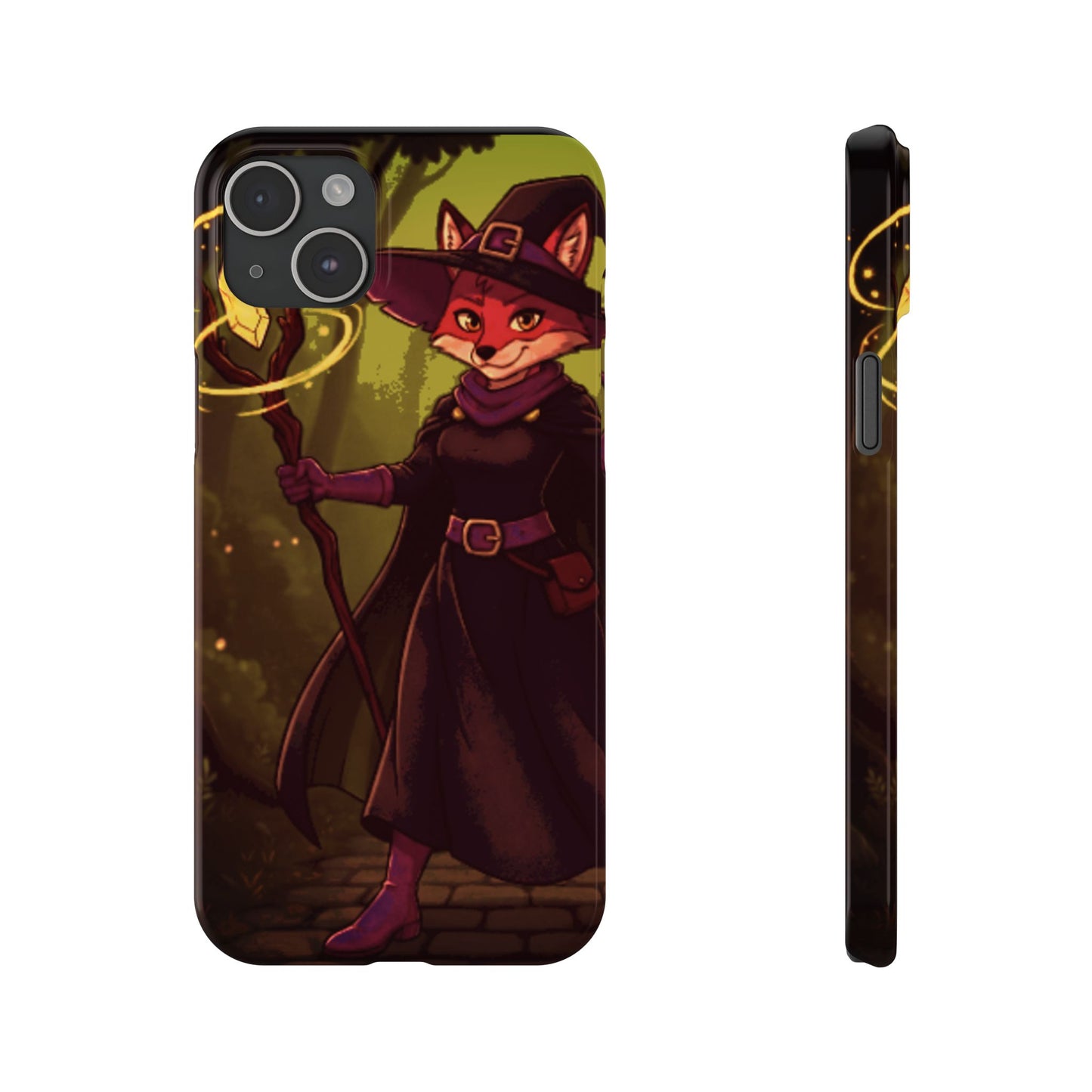 Halloween Agent Quacks Series Slim Phone Cases - Witch Vixx Design
