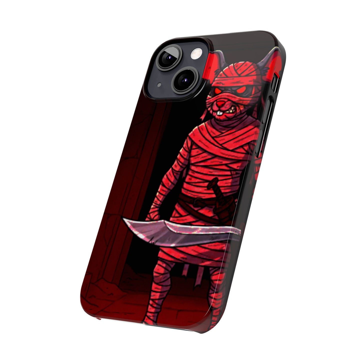 Halloween Agent Quacks Series Slim Phone Cases - Mummy Dr Murn Design