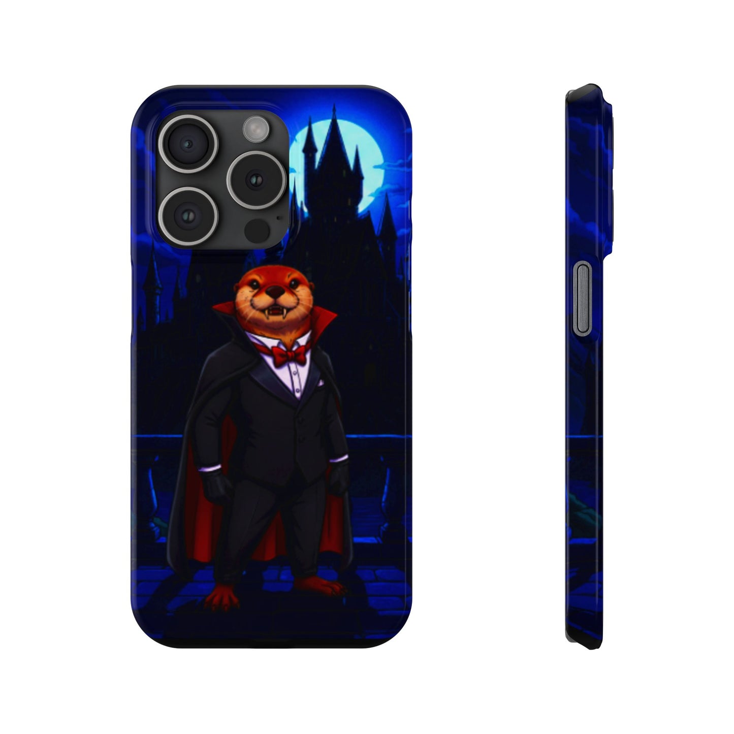 Halloween Agent Quacks Series Slim Phone Cases - Vampire Gearshift Design