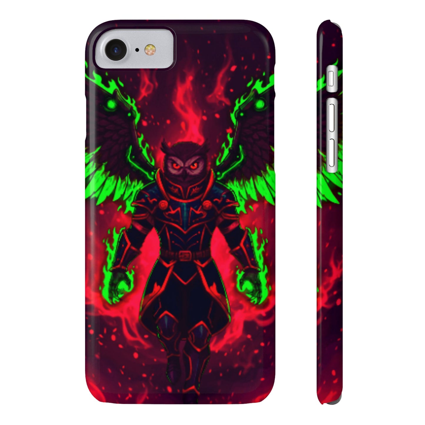 Halloween Agent Quacks Series Slim Phone Cases - Fiery General Onyx Design