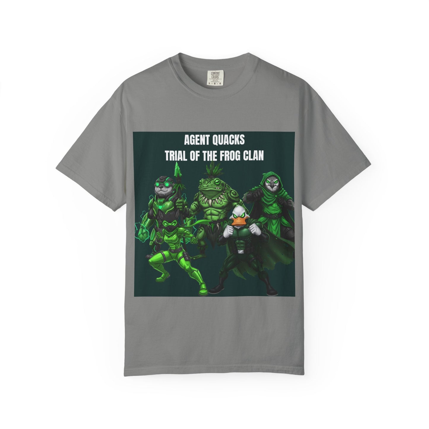 Agent Quacks – The Trial of the Frog Clan | Unisex Garment-Dyed T-Shirt