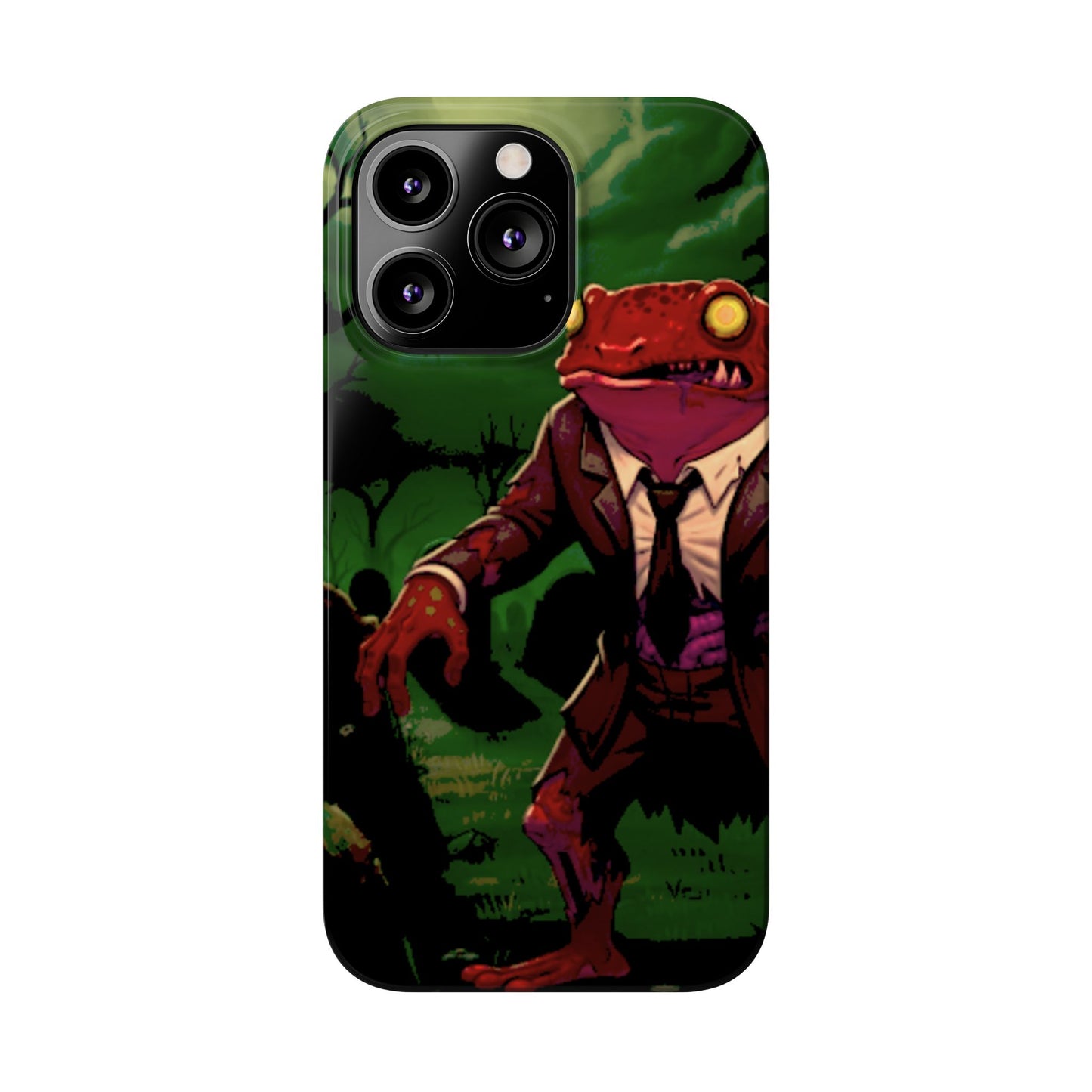 Halloween Agent Quacks Series Slim Phone Cases - Zombie Goro Design
