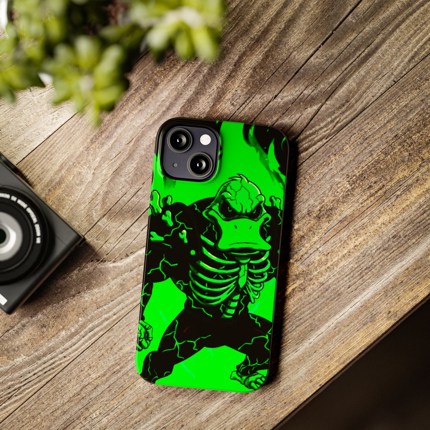 Halloween Agent Quacks Series Slim Phone Cases - Skeleton Quacks Design