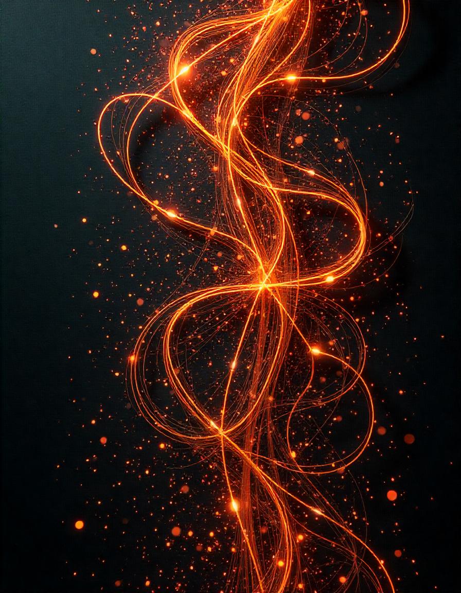 Beautiful Lightning Abstract Art 9 Pack
