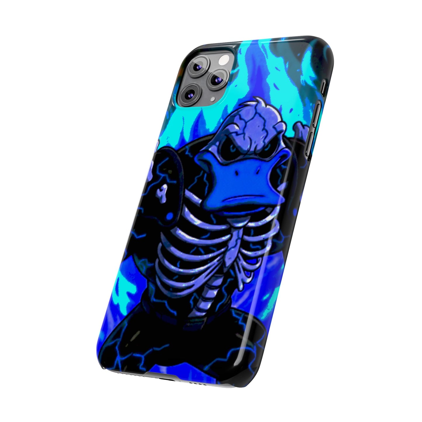 Halloween Agent Quacks Series Slim Phone Cases - Skeleton Quacks Design