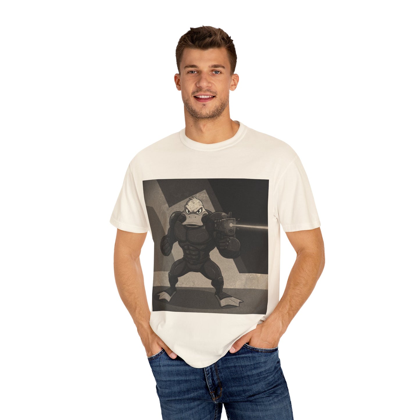 Agent Quacks Series Unisex T-shirt - B/W Quacks Design