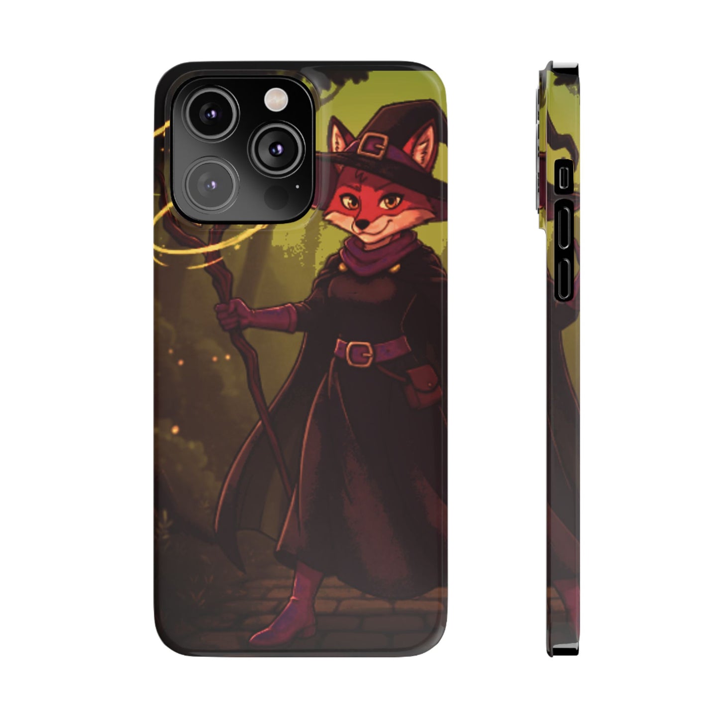 Halloween Agent Quacks Series Slim Phone Cases - Witch Vixx Design