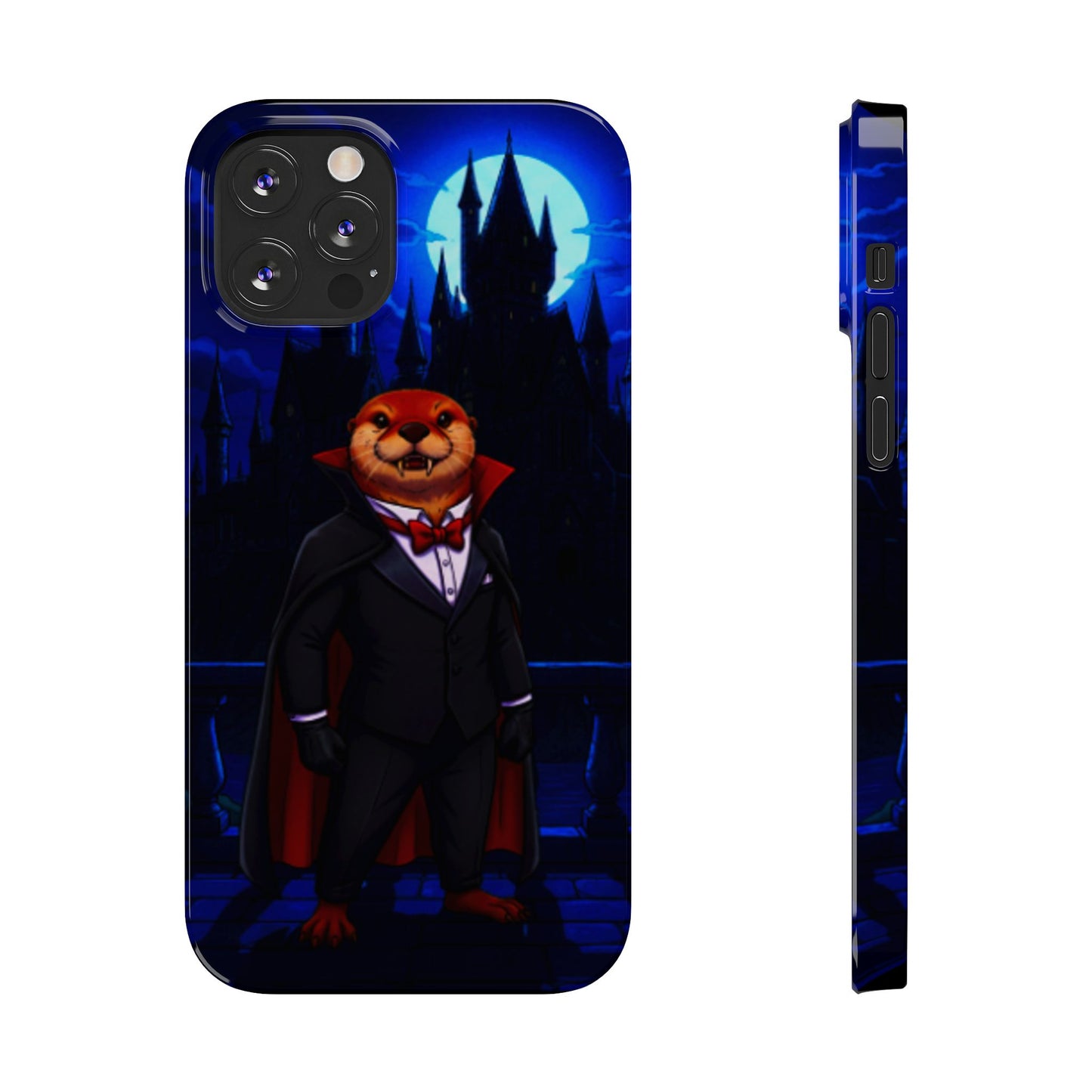 Halloween Agent Quacks Series Slim Phone Cases - Vampire Gearshift Design