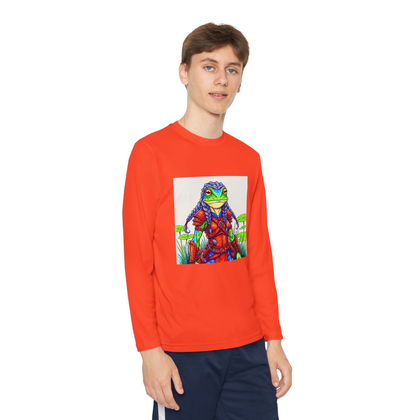 Agent Quacks Series Youth Long Sleeve Competitor Tee - Sarella Design