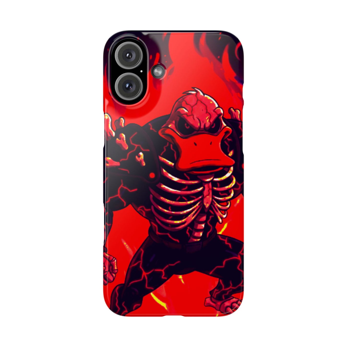 Halloween Agent Quacks Series Slim Phone Cases - Skeleton Quacks Design
