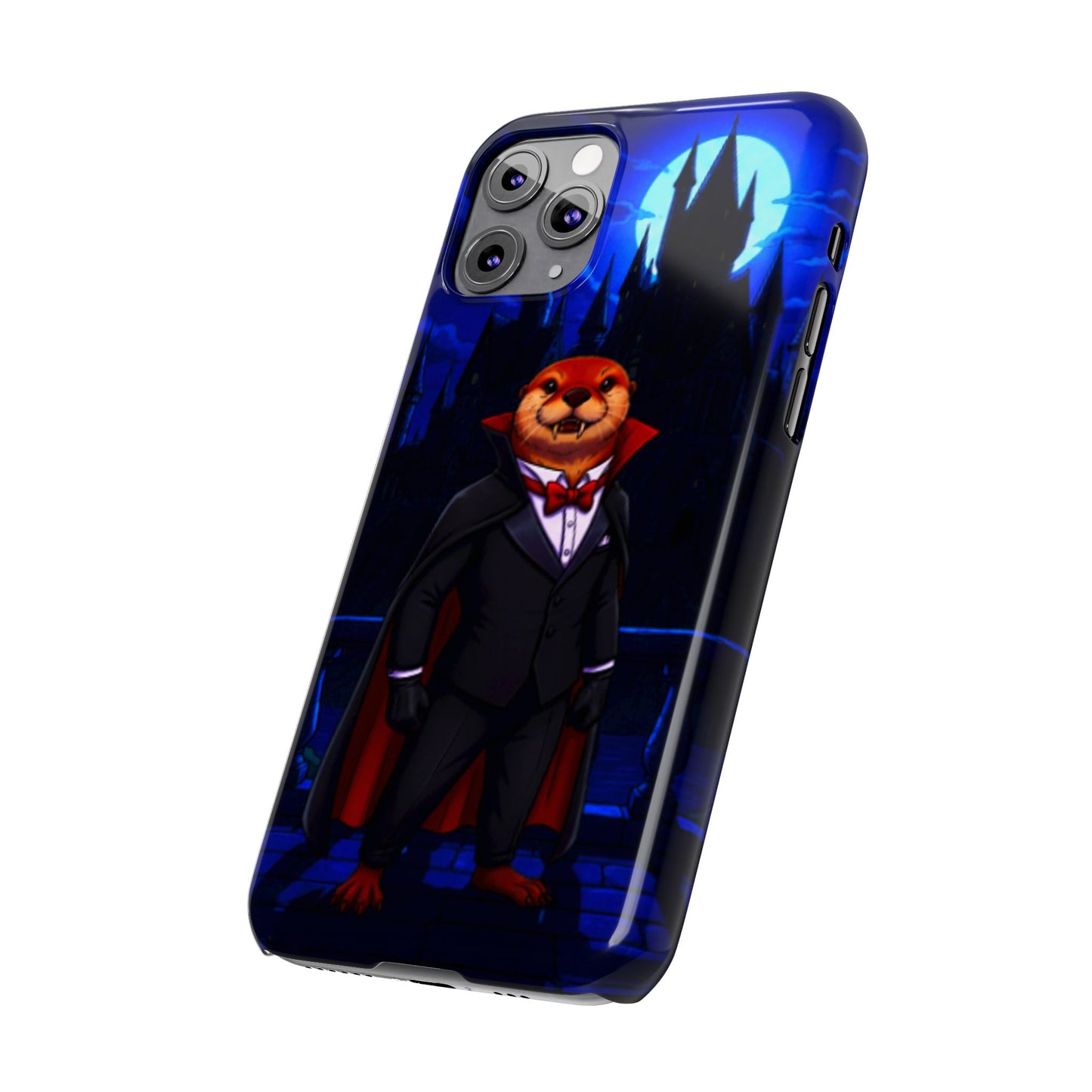 Halloween Agent Quacks Series Slim Phone Cases - Vampire Gearshift Design