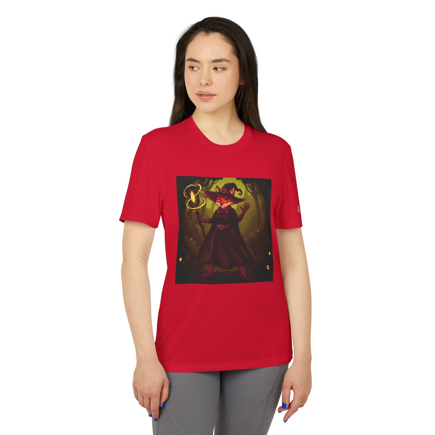 Limited Edition "Witch Vixx" Halloween adidas Unisex Sport T-Shirt